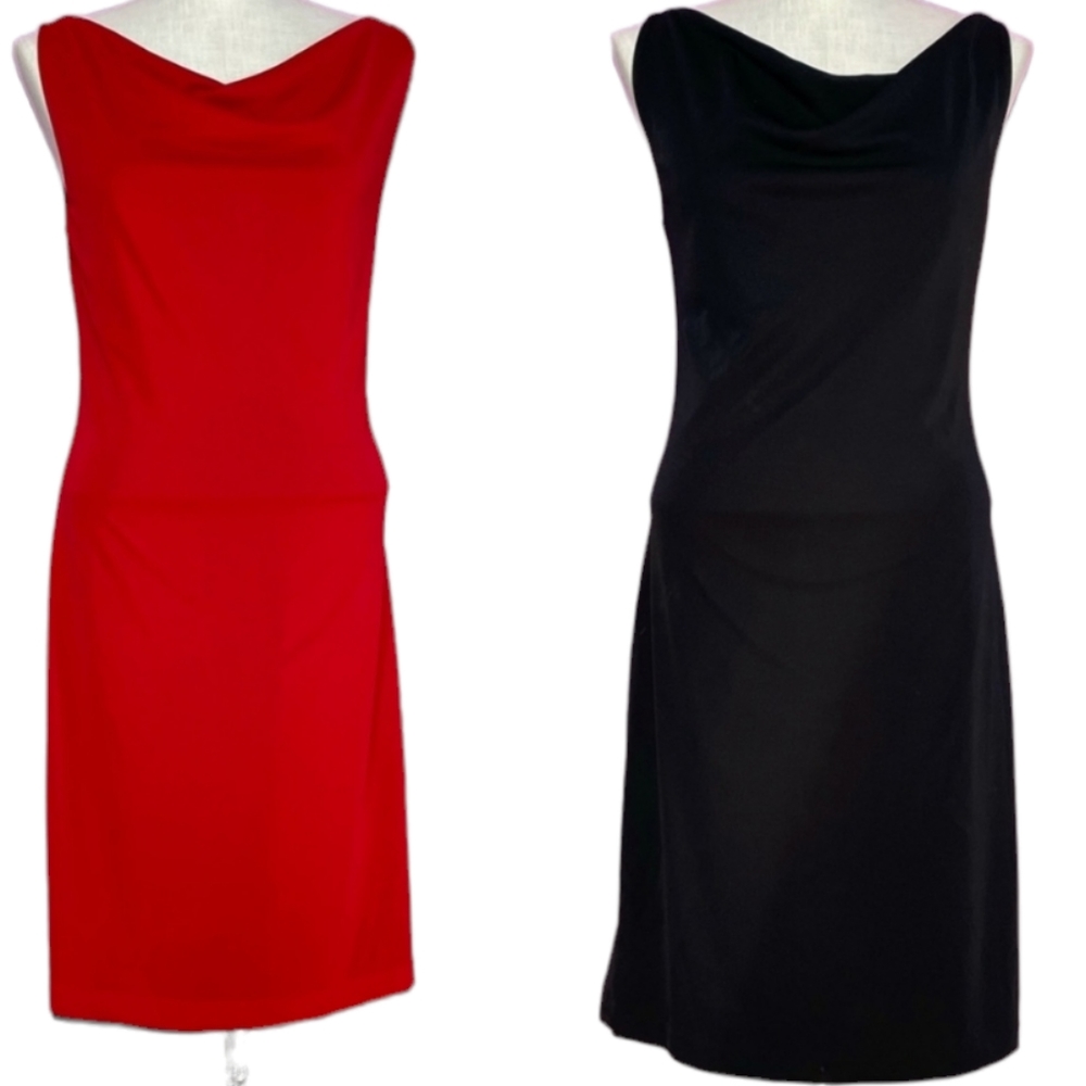 Express Reversible Black/Red Dress Size 9/10